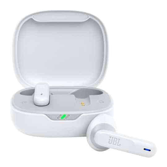 JBL Wave 300TWS Wireless White Bluetooth Earbuds + Charging Case